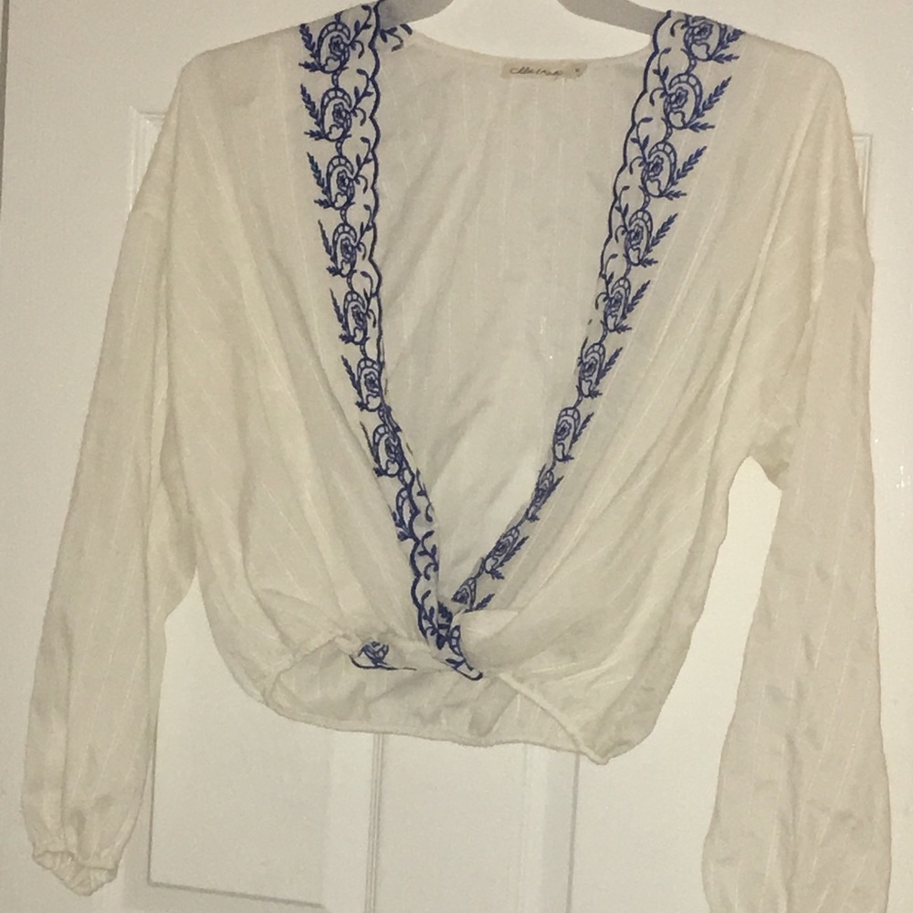 Boho crop Top- size M